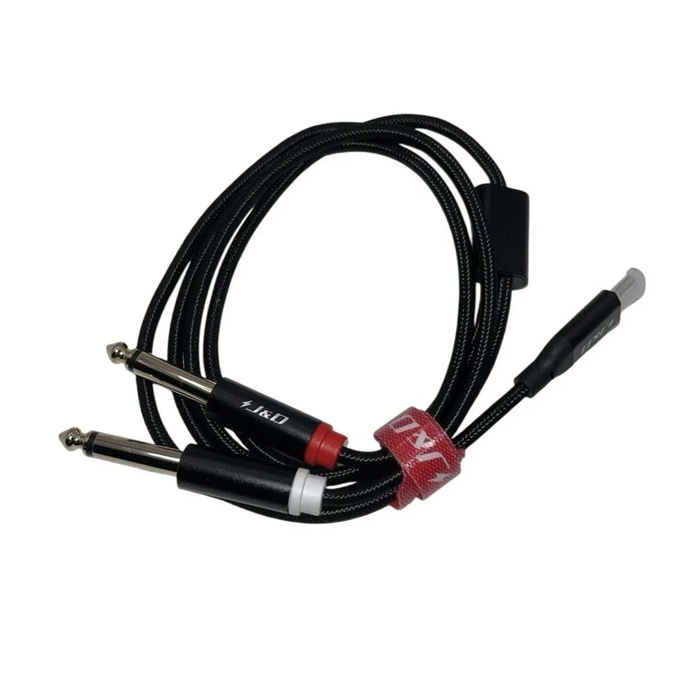 J&d USB C To Dual 6.35mm 1/4 Inch Stereo Splitter Y Cable Audio Cord‎ 3.3 Feet